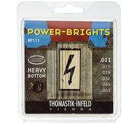 Thomastik Cuerdas para Guitarra Eléctrica Power Brights Series Heavy Bottom juego RP111 Medium .011-.053w