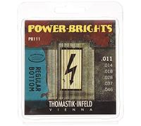 Thomastik Cuerdas para Guitarra Eléctrica Power Brights Series Regular Bottom juego PB111 Medium .011-.046w