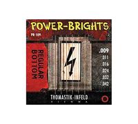 Thomastik Cuerdas para Guitarra Eléctrica Power Brights Series Regular Bottomjuego PB109 Light .009-.042w