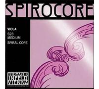 Thomastik Cuerdas para Viola Spirocore alma en espiral juego 4/4 mediana acero-cromo