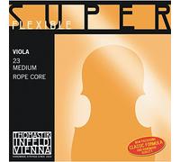 Thomastik Cuerdas para Viola Superflexible alma de cuerda juego 4/4 mediana acero-cromo