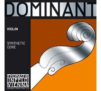Thomastik-Infeld Cuerdas para violín Dominant, alma en nylon, juego 4/4 fuerte con Mi en acero
