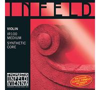 Thomastik Cuerdas para violín Infeld núcleo híbrido juego "rojas" 4/4 Medium