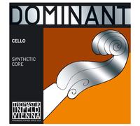 Thomastik Cuerda para Violonchelo 4/4 Dominant - cuerda Re núcleo de nylon, entorchado de cromo, pesado