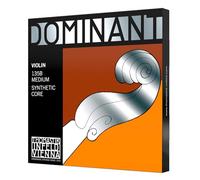 Thomastik Dominant - Juego de cuerdas para violín 4/4, calibre medio, extremo de bola de acero E