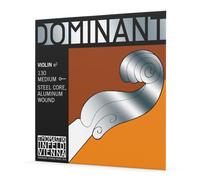 Thomastik-Infeld Dominant 130, cuerda Mi violín 4/4 media, alma de acero enrollada en aluminio, sonido equilibrado, calidez similar a la tripa natural, cuerda de referencia para violín
