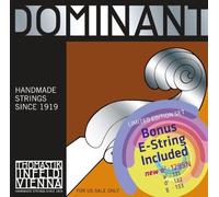 Thomastik dominante violín Value Pack con, E cadena