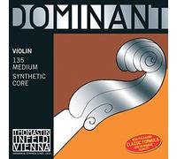 Thomastik-infeld 135bms cuerdas de violín dominantes, juego completo, 135bms, 4/4 tamaño, acero cromado Loop End e cadena