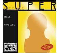 Thomastik-infeld 33 Super Flexible para violonchelo solo C String, 4/4 tamaño, núcleo de acero de tungsteno herida