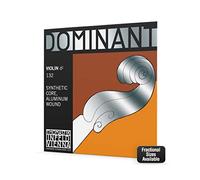 Thomastik-Infeld Dominant cuerda de violín Re 1/4 - cuerda individual (132 1/4), núcleo sintético, entorchado de plata, tensión media