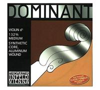 Thomastik-Infeld Dominant cuerda de violín Re 3/4 - cuerda individual (132 3/4), núcleo sintético, entorchado de aluminio, tensión media