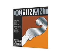 Thomastik-Infeld Cuerda suelta para violín Dominant Re 4/4 núcleo plástico entorchado plata mediana