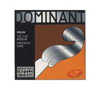 Thomastik-Infeld Dominant juego de cuerdas de violín 1/16 (135 1/16-130 1/16, 131 1/16, 132 1/16, 133 1/16) - núcleo sintético, tensión media