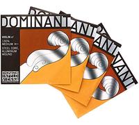 Thomastik-Infeld- Dominant - 135 - Juego de 4 cuerdas - Violín - 3/4 acero inoxidable, envuelta en aluminio - Tensión 19kg/41,9lbs