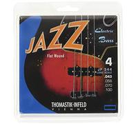 Thomastik-Infeld Flat Wound Bajo eléctrico - JF344 - Juego de 4 cuerdas - Jazz Bass Escala larga 34" - calibres .043 .056 .070 .100