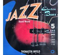 Thomastik-Infeld JR345 Jazz Round Wound E-Bass Saiten - 5 cuerdas a larga esc...