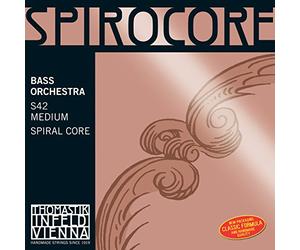 Thomastik-infeld S44 Spirocore, doble cadena de graves, solo C String, 4/4 tamaño, núcleo de acero, cromo herida