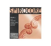 Thomastik cuerda suelta para 4/4 violín spirocore - cuerda la núcleo en espiral, entorchado de acero-cromo, mediana.