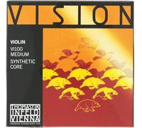 Thomastik-Infeld Cuerdas para violín Vision Solo VIS101 Juego Re (plata) 4/4 mediana
