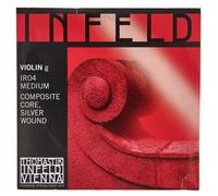 Thomastik Cuerda para violín 4/4 Infeld "Rojas" - cuerda Sol núcleo híbrida, entorchado plata
