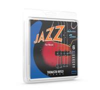 Thomastik-Infeld Flat Wound Bajo eléctrico - JF346 - Juego de 6 cuerdas - Jazz Bass Escala larga 34" - calibres .033 .043 .056 .070 .100 .0136