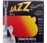 Thomastik-Infeld Cuerdas para guitarra eléctrica Jazz Swing JS111 niquel Flat-Wound Light .011-.047w