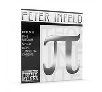 Thomastik Peter Infeld Cuerda Sol para violonchelo 4/4 Alma espiral mediana, entorchada con cromo-tungsteno - PI43