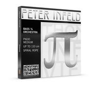 Thomastik Infeld - Juego de cuerdas para contrabajo medio 3/4 - PI 600 Cuerdas Sol, Re, La, Mi - Tensión del juego de cuerdas 3/4 medio 117,9 kg/259,9 lb