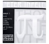Thomastik-Infeld Cuerda para viola Peter Infeld Do, núcleo sintético, entrochado plata, mediana 4/4