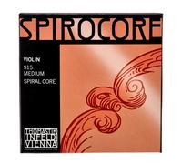 Thomastik Cuerdas para violín Spirocore alma en espiral, juego 4/4 mediana con Mi entorchado aluminio