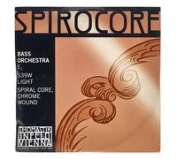 Thomastik Cuerda para Contrabajo 4/4 Spirocore - cuerda Mi núcleo flexible en espiral, entorchado cromo, afinación para orquesta, ligero