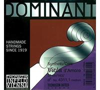 Thomastik Soltera Cuerda para viola d'amore Dominant escala 38,5 cm cuerda Re1, resonancia, entorchado en acero 720