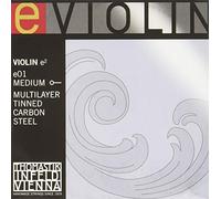 Thomastik Soltera cuerdas para 4/4 Violín Programa especial, Mi acero al carbono multicapa estañado, fuerte E01st