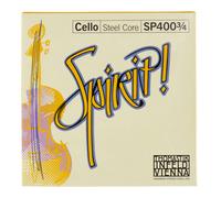 Thomastik Cuerdas para Violonchelo Spirit! para tamaños pequeños juego 3/4 mediana entorchado de cromo