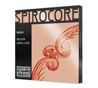 Thomastik cuerda suelta para 4/4 violín spirocore - cuerda mi núcleo en espiral, entorchado de acero-cromo, mediana.