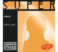 Thomastik Superflexible, cuerda de violín, solo cadena e, 515, 3/4 tamaño, núcleo de acero de la herida de aluminio