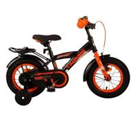 Thombike 12 Pulgadas Bicicleta Niño Naranja Negro 3-4, 5Jahre Ruedines Bike