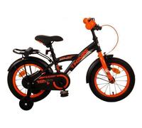 Thombike 14 Pulgadas Bicicleta Niño Naranja Negro 3,5 -5Jahre Freno de Pedal