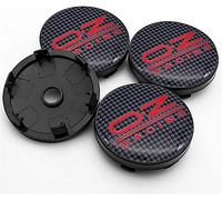 THOMIX 4 Piezas Tapas Centrales Buje para OZ Racing 60mm, Impermeable AntióXido Wheel Centre Caps Buje Tapa Llantas Centrales Emblema Coche Accesorios,C