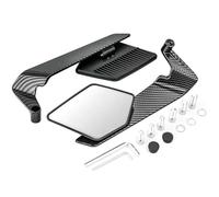 THOMIX Espejos de Moto para Honda CB1000R CB 1000 R, Ajustables, Espejos Retrovisores para Motocicleta, Espejo de Moto, Fácil Instalación, Pack de 2,B Carbon Fiber