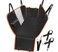 THOMIX Funda Coche Perro Protector para Dodge RAM Caliber Nitro Journey Avenger, Impermeable Antidesliante con Ventana de Malla Visible para Asiento Trasero Fácil de Limpiar