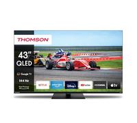 THOMSON 43 Pulgadas (109cm) QLED Pro 144Hz Google Smart TV, Wi-Fi,Dolby Audio, HDR10, Bluetooth 5.1, Triple-Tuner (Cable/Satélite/Antena), HDMI, Ci+, A+ Panel - 43QG7C14