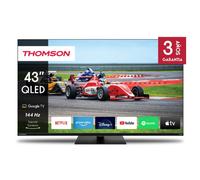 THOMSON 43 Pulgadas (109cm) QLED Pro 144Hz Google Smart TV, Wi-Fi,Dolby Audio, HDR10, Bluetooth 5.1, Triple-Tuner (Cable/Satélite/Antena), HDMI, Ci+, A+ Panel - 43QG7C14