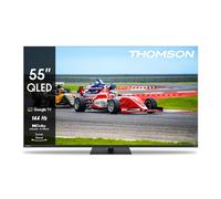 THOMSON 55 Pulgadas (139cm) QLED Pro 144Hz Google Smart TV, Wi-Fi,Dolby Audio, HDR10, Bluetooth 5.1, Triple-Tuner (Cable/Satélite/Antena), HDMI, Ci+, A+ Panel - 55QG7C14