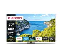 THOMSON 75 Pulgadas (190cm) 4K Ultra HD Smart Google TV, Wi-Fi,Dolby Audio, HDR10, Bluetooth 5.1, Triple-Tuner (Cable/Satélite/Antena), HDMI, Ci+, A+ Panel - 75UG5C14