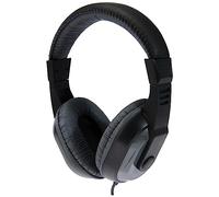 THOMSON | Auriculares HED 2206, Auriculares de Diadema, con Banda Ajustable, Cable de1,2m, Aislamiento del Ruido, Almohadillas Suave (sensibilidad 92db),Negro
