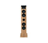 Altoparlante a torre - THOMSON - Nero/Legno - Bluetooth/CD/USB/SD, 60W, Radio FM, Telecomando, Alimentatore 230 V