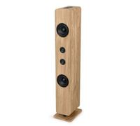 Torre audio Bluetooth - THOMSON - Legno/Nero - 120 W, ottico, USB, equalizzatore, TWS, telecomando, alimentatore. 230V