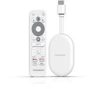THOMSON Go Cast 150, Google TV 4K UHD, Streaming Dongle, Voice Control, Google Cast, Dolby Atmos, Digital Plus, Wi-Fi, Multi-Enchufe, 2 GB RAM, 8 GB Almacenamiento