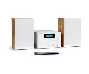 Thomson MIC121BT Minicadena Bluetooth 50W con Radio CD/MP3/USB Blanca